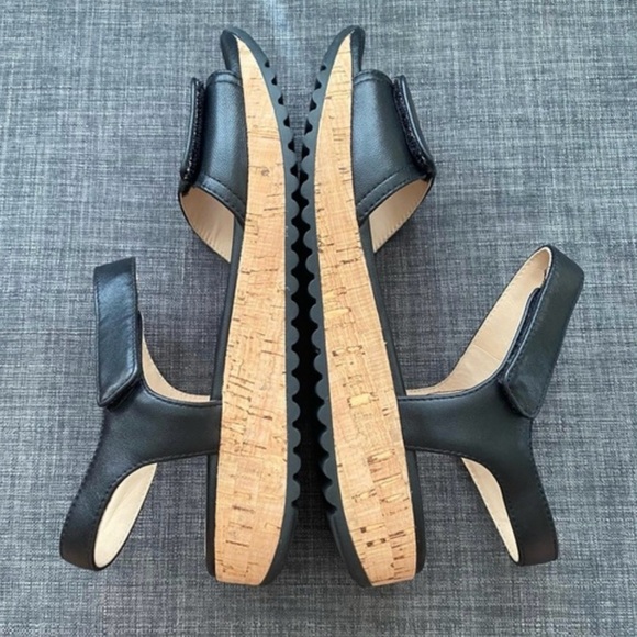 ZIERA Neva Sandals, black and tan - Picture 4 of 5